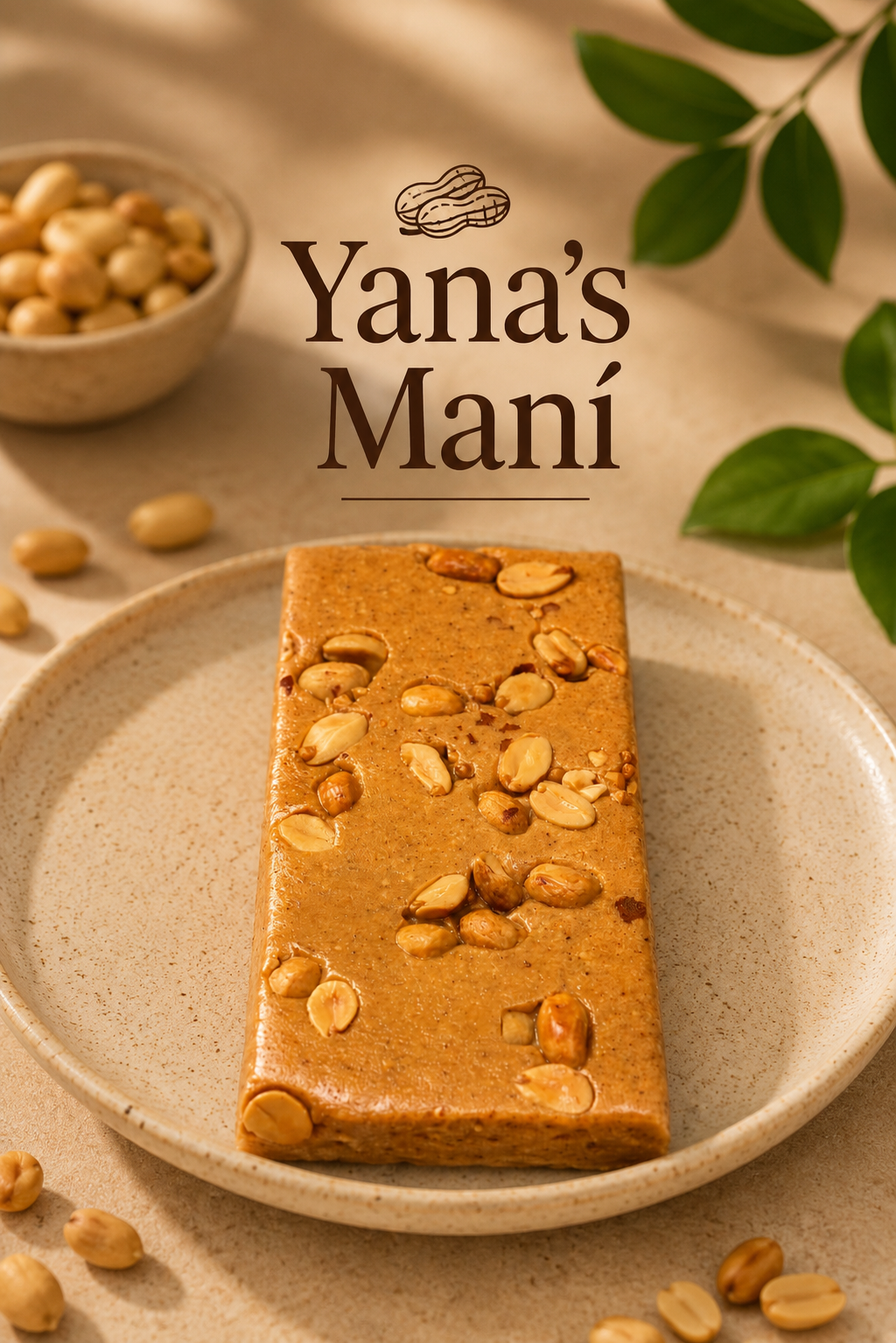 Yana's Mani Peanut Bar Single 8oz