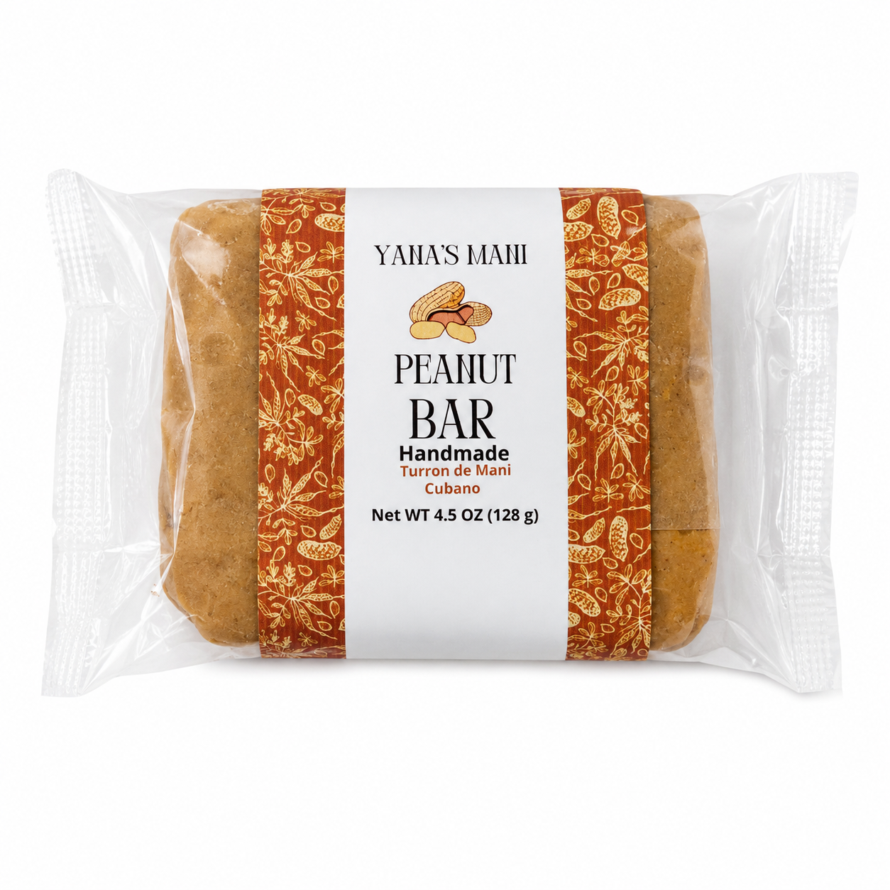 Yana's Mani Peanut Bar 4.5 oz
