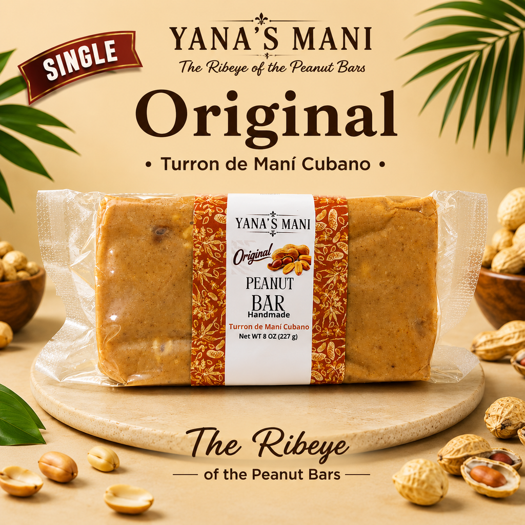 Yana's Mani Peanut Bar Single 8oz