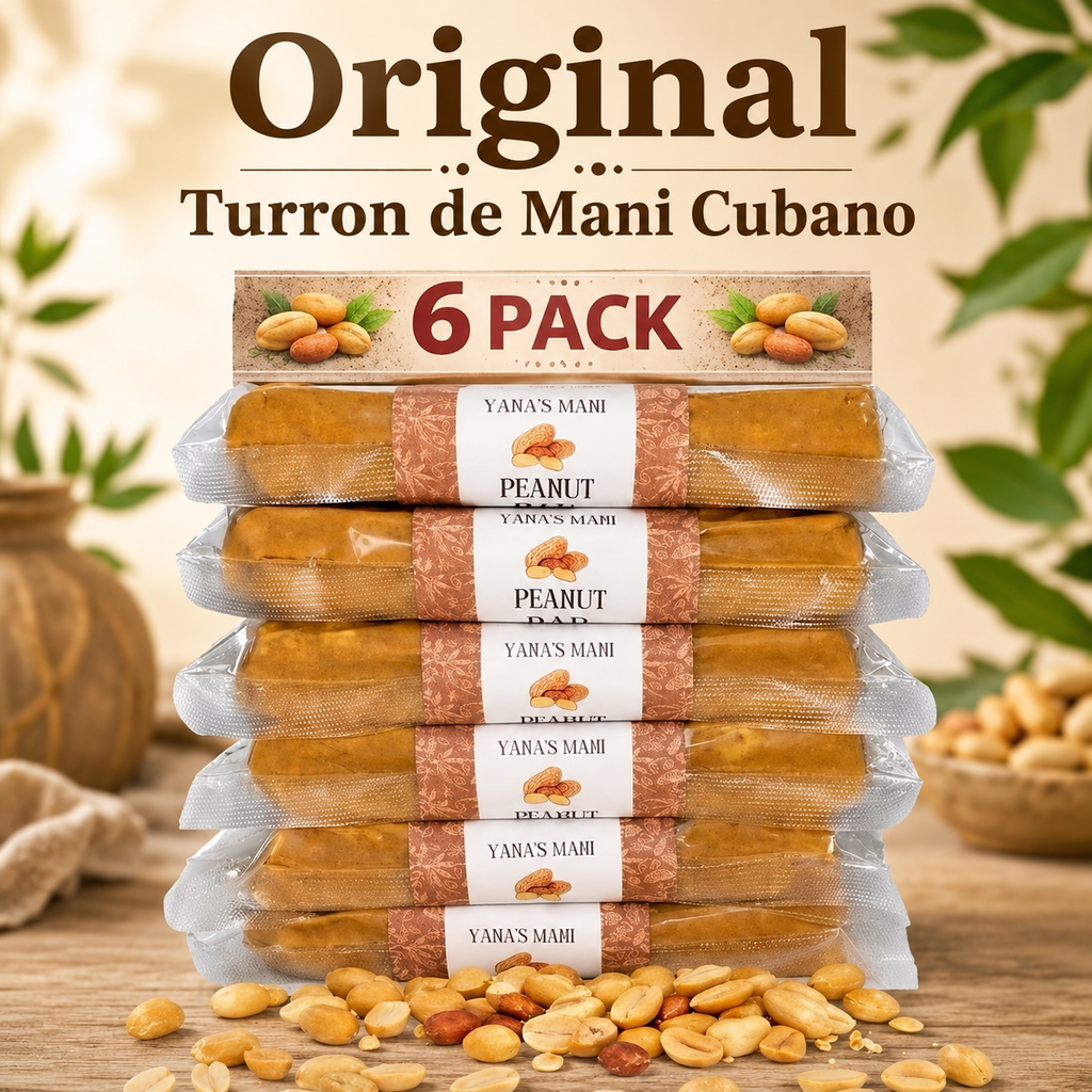Yana’s Mani Peanut Bar 6 pk ( Best Value)