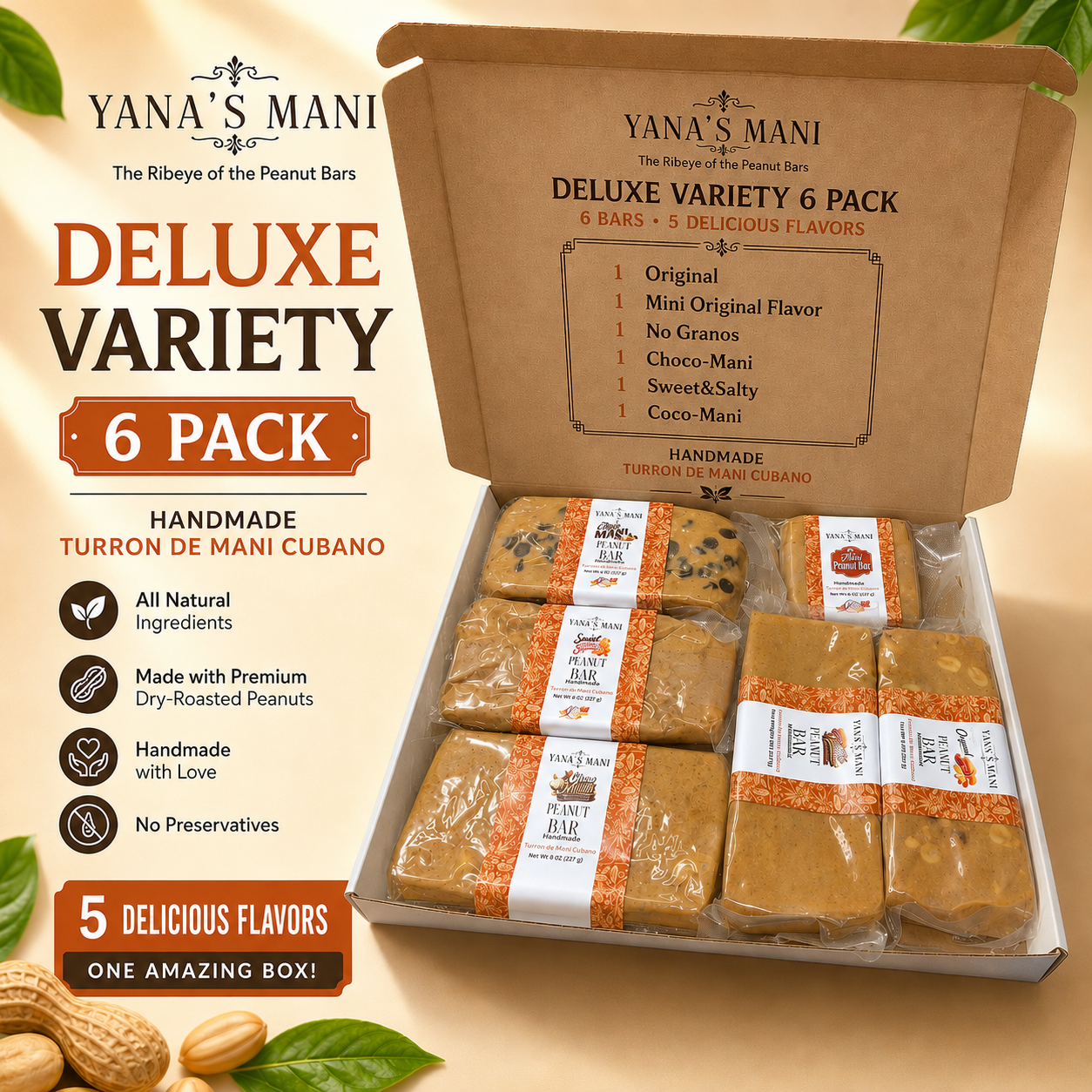 Yana’s Mani Deluxe Variety 6 Pack. Free US Shipping Included.