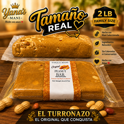 Yana's Mani El Turronazo, 1 Unit, 2lb (32oz)