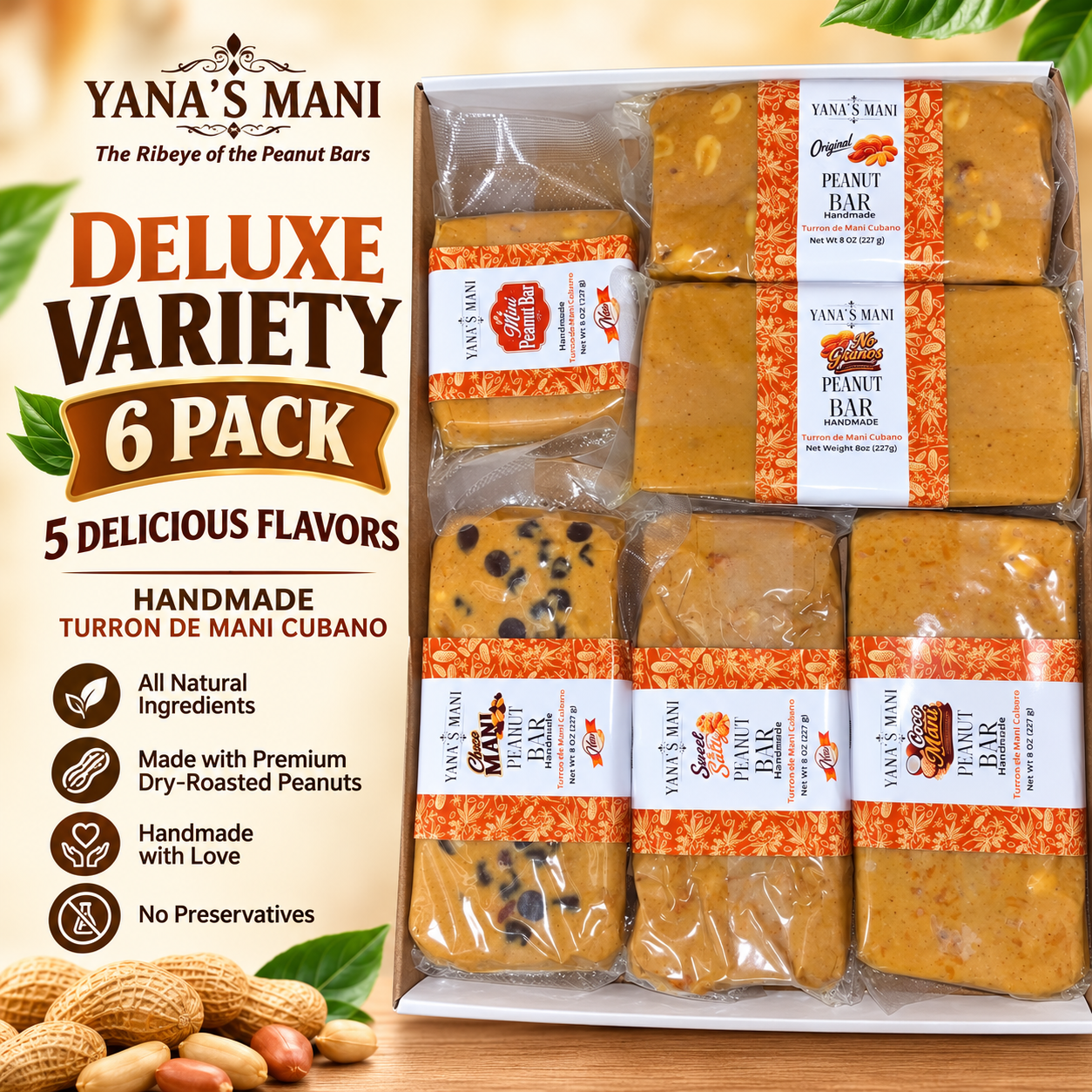 Yana’s Mani Deluxe Variety 6 Pack. Free US Shipping Included.
