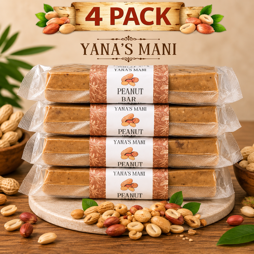 Yana's Mani Peanut Bar 4 pack