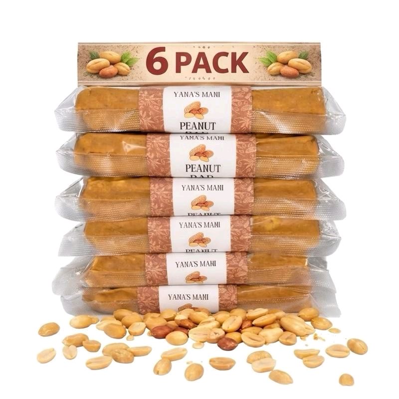 Yana’s Mani Peanut Bar 6 pk ( Best Value)