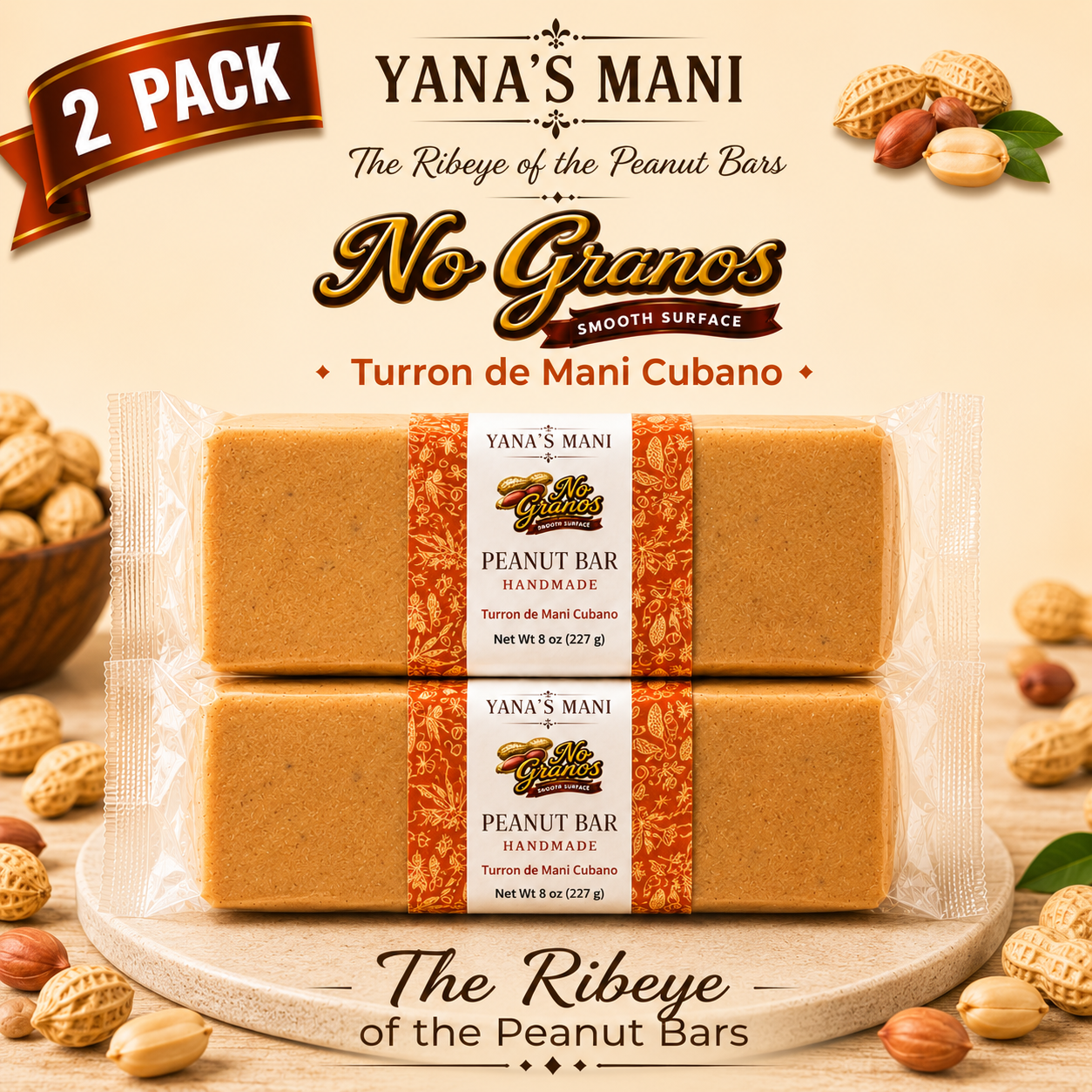 Yana’s Mani No Granos ( Smooth Surface) 8oz (227g) 2 Pack