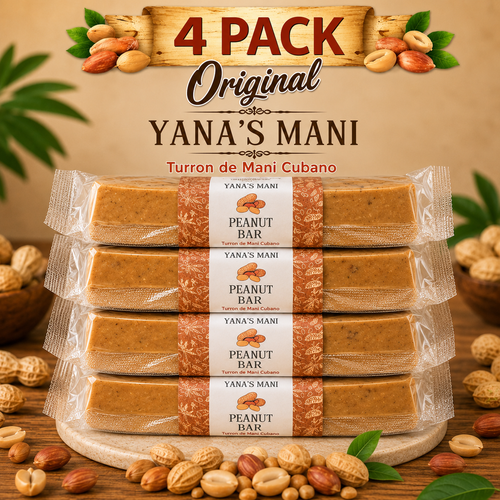 Yana's Mani Peanut Bar 4 pack